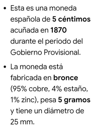 Moneda de cinco céntimos