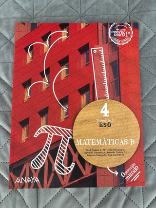 pack de libros de mates de 4º ESO