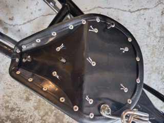 Asiento sólo Seat de muelles chopper Harley