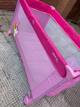 Parque infantil juegos. Cama viaje niñ@s