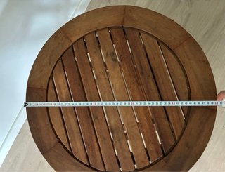 Mesa auxiliar de Teca