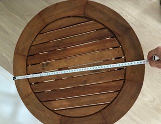 Mesa auxiliar de Teca