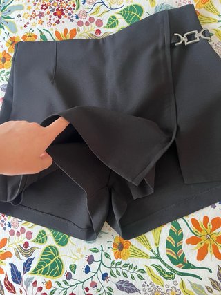 Falda-pantalón negro