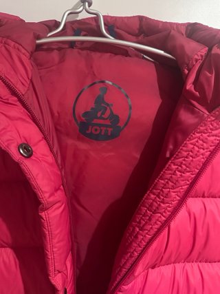 Chaqueta plumas Jott mujer talla S fucsia