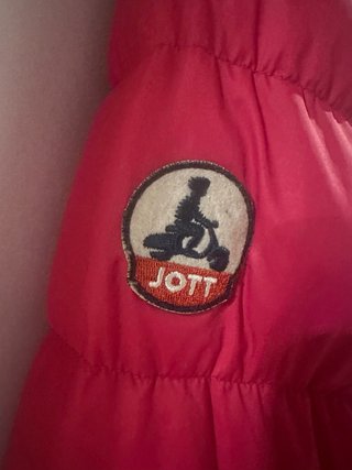 Chaqueta plumas Jott mujer talla S fucsia