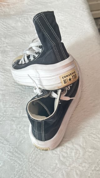 Zapatillas Altas de Lona Estilo Clásico – Negro y
