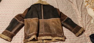 Chaqueta de piel aviador
