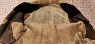 Chaqueta de piel aviador