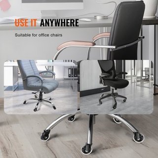 Ruote per sedia da ufficio, set da 5, ruote piroet