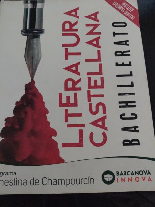 Literatura Castellana, Bachillerato, Programa E...
