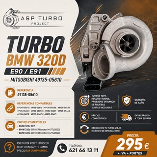 TURBO INTERCAMBIO  MITSUBISHI 49135-05610
