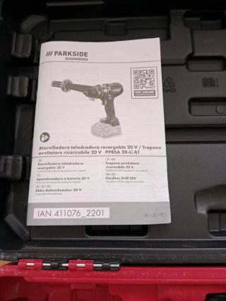 Taladro atornillador parkside