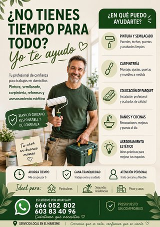 Servicios para el hogar, reformas, instalaciones..