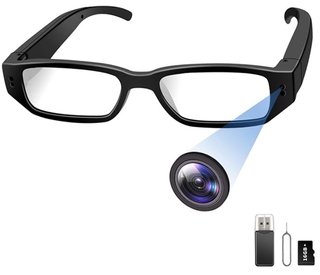 Nisanmoon Gafas con Cámara Espía HD 1080P 16 GB