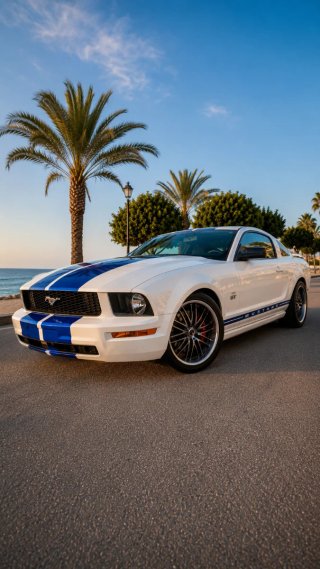 Mustang + Corvette C5 para fotos, bodas y eventos