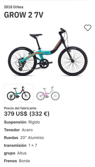 BICICLETA ORBEA GROW 2