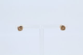 Pendientes Pequeños Oro Blanco 18 K.R:043-04-00006
