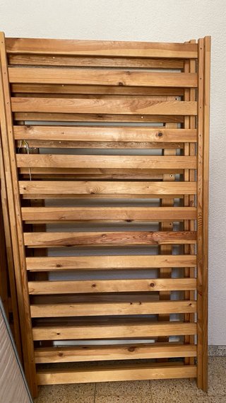 Litera IKEA MYDAL de madera 180x90 + 2 colchones