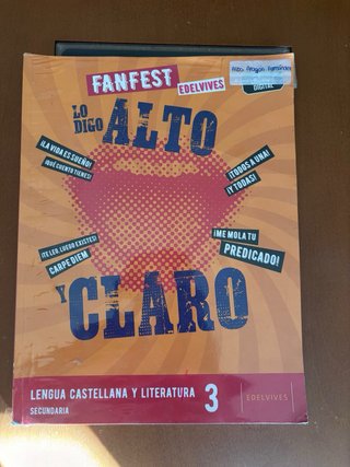 Libros tercero de la ESO.