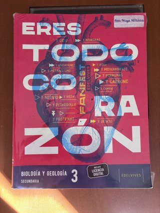 Libros tercero de la ESO.