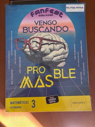 Libros tercero de la ESO.