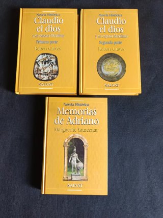 Lote de 3 novelas histórica SALVAT