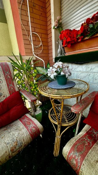 2 sillas y una mesa vintage