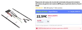 BMS scooter eléctrico para Xiaomi 365-10 líneas