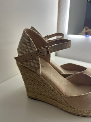 Tacones de cuña Nude (10 cm)