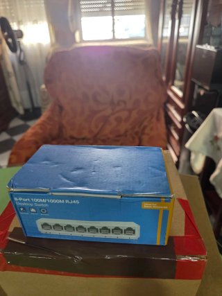 Switch - TP-Link, 8 puertos RJ-45