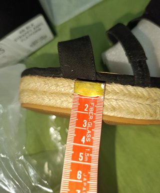 Alpargatas tacon cuña Torrid talla 43.5 AN01