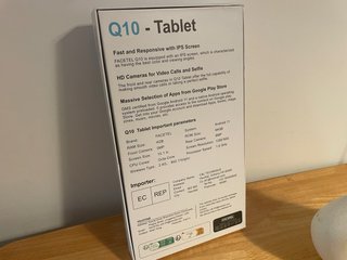 Tablet 10,1” Negra Android 11 - Nueva a Estrenar