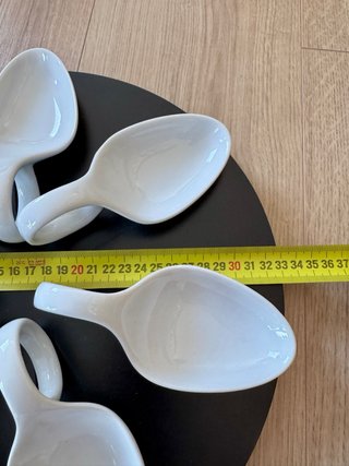Juego aperitivo porcelana con plato giratorio