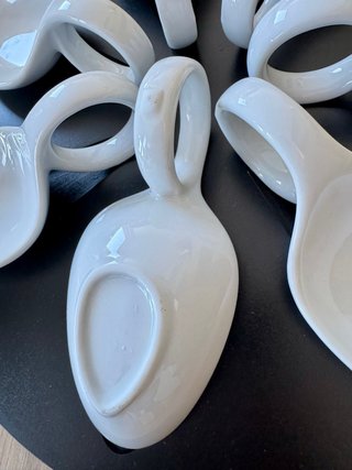 Juego aperitivo porcelana con plato giratorio