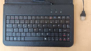 Funda tablet con teclado