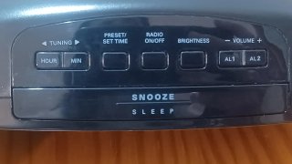 Radio despertador de Philips