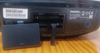 Radio despertador de Philips