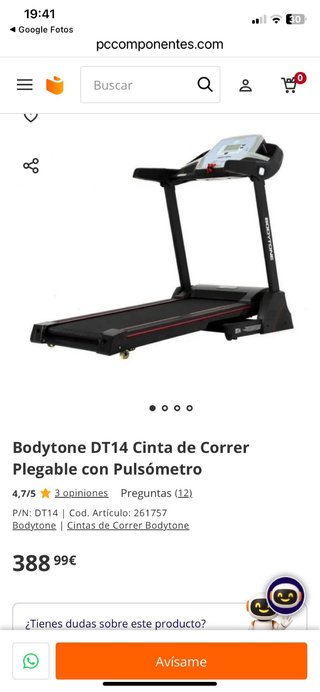 Cinta de correr
