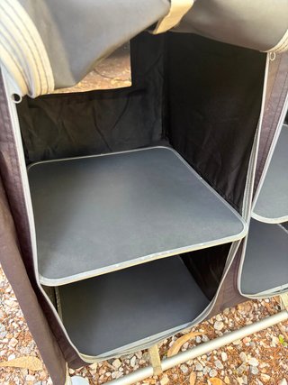 Armario cocina camping plegable con funda