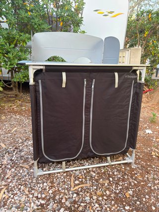 Armario cocina camping plegable con funda