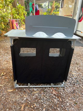 Armario cocina camping plegable con funda