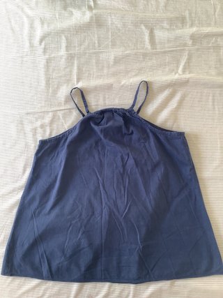 Blusa de tirantes Lefties talla 7-8 años azul