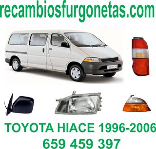 RECAMBIOS TOYOTA HIACE 1996-2006