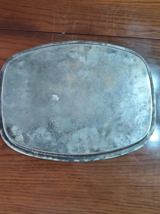 Bandeja Vintage Artesanal Marroquí (Sello SAD)