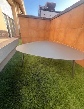 Mesa exterior metal gris antracita HUMPA