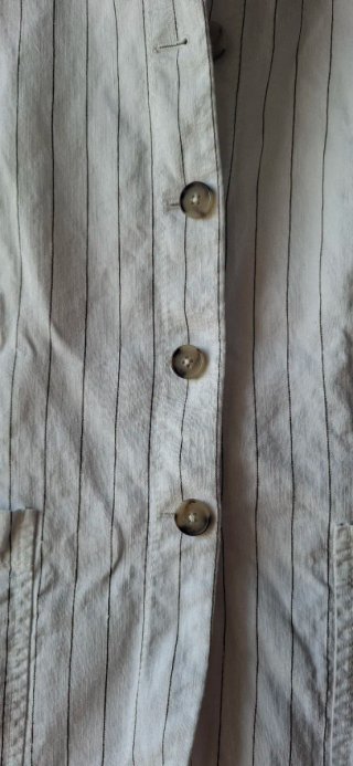 Traje blanco rayas massimo dutti