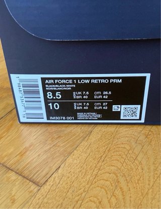 Air Force 1 Low Retro Premium Talla 42