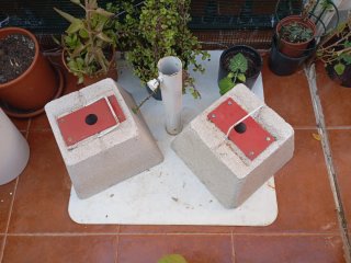 Hirmigon plantar sombrilla