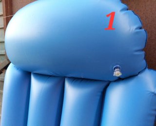 Colchoneta inflable + Balon saltarin NIVEA NUEVOS