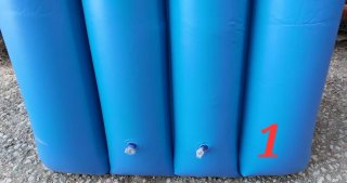 Colchoneta inflable + Balon saltarin NIVEA NUEVOS